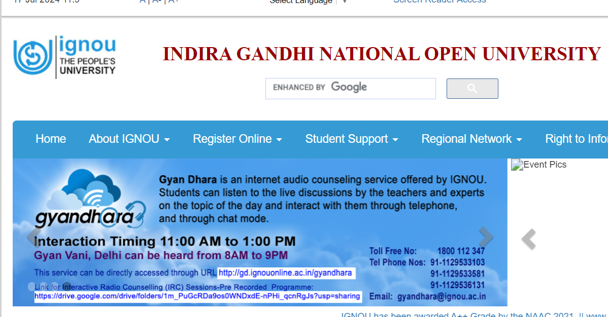 You are currently viewing IGNOU Admission date extended Upto 31st July 2024