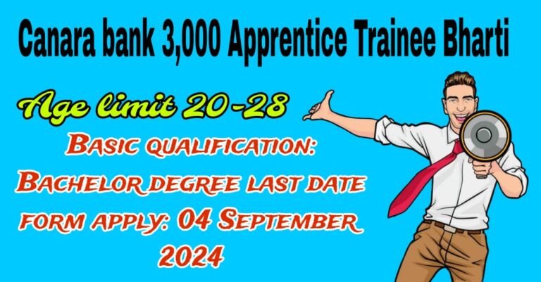 Read more about the article Canara Bank 3000 Apprentice Training Seat Apply Online