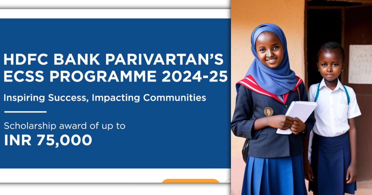 Parivartan Scholarship of HDFC bank