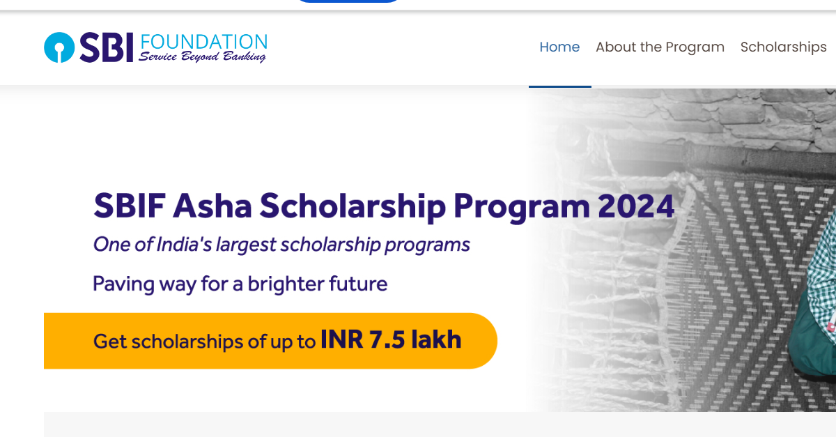 You are currently viewing Eligibility for Class 6 to IIM, SBI Student Asha Scholarship  7.5 lakh